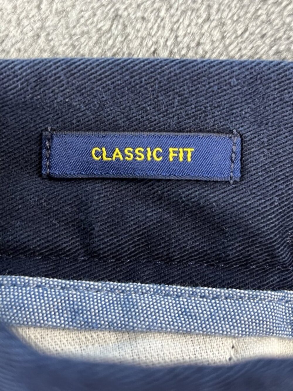 Vintage Polo Ralph Lauren Cotton Navy Blue Chino Shorts Men’s Size 40T (fits 38) - Picture 4 of 8
